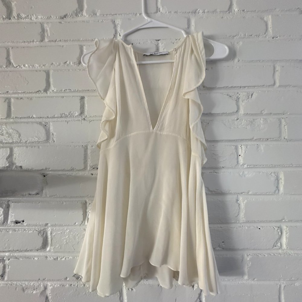 Givenchy Flutter Ivory Tank Top